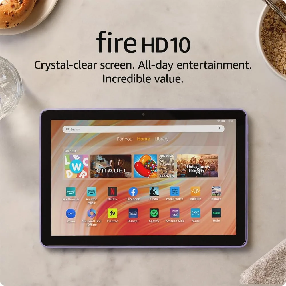 Amazon Fire HD 10 (Dashboard Tablet) — One of the cheapest 10-inch tablets that can run a stable Home Assistant kiosk panel all day