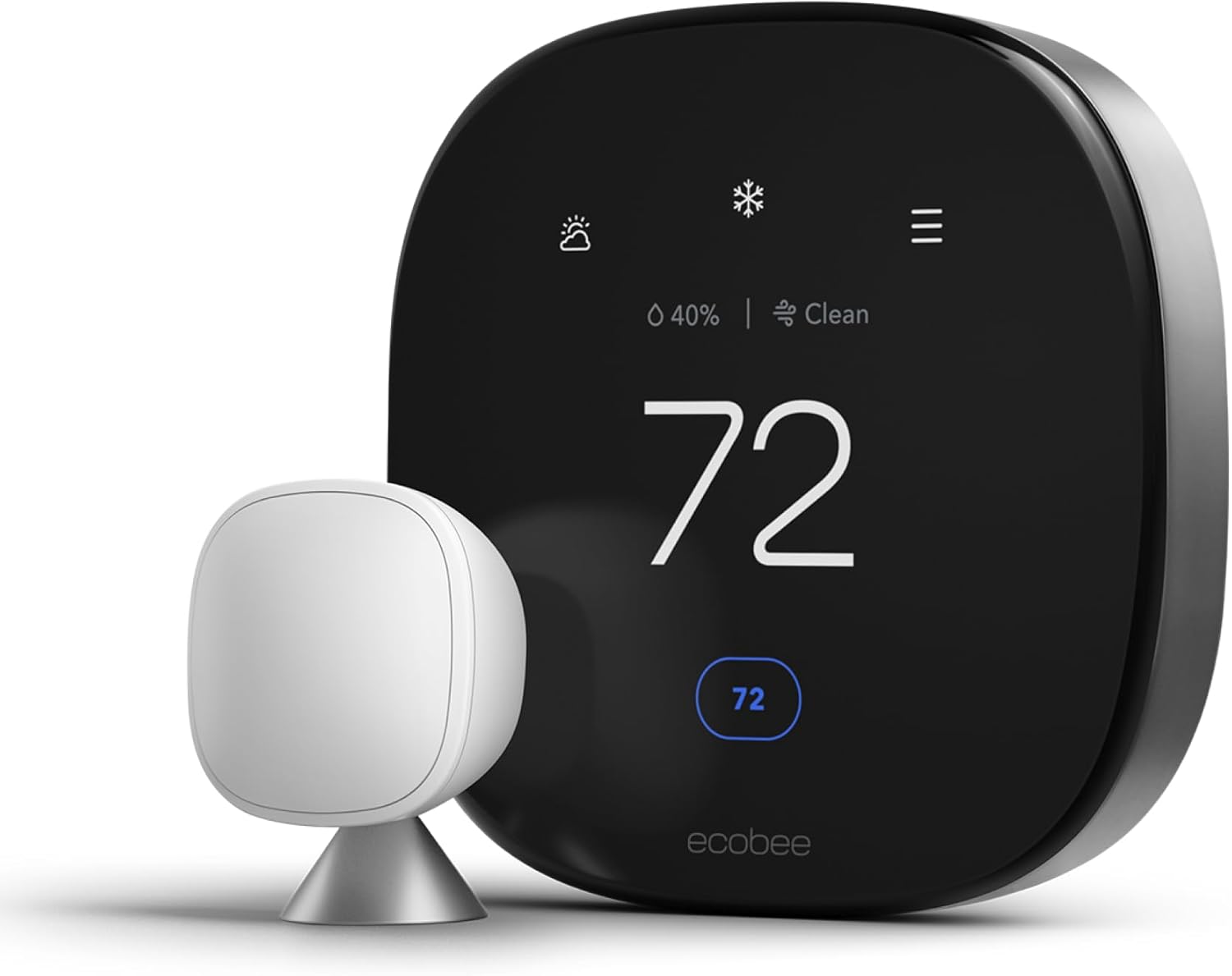 ecobee Smart Thermostat Premium on wall