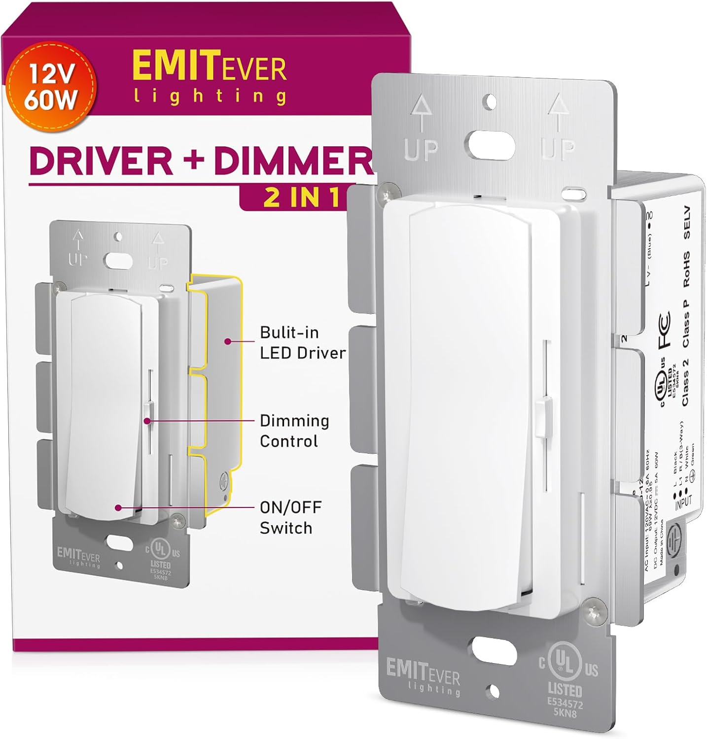 ELTAKO universal dimming actuator DIN-rail module
