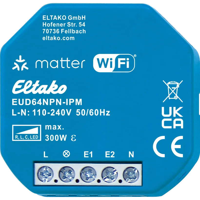 ELTAKO universal dimming actuator DIN-rail module