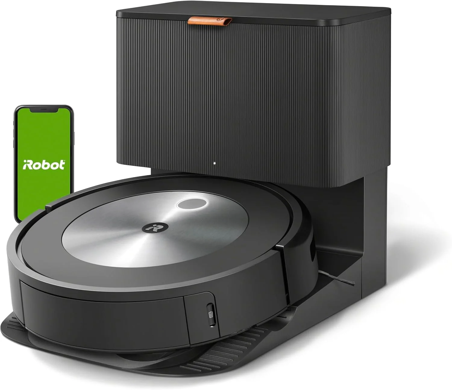 iRobot Roomba j7+ - a mainstream self-emptying Roomba that can be coaxed toward local control via the community rest980 HTTP