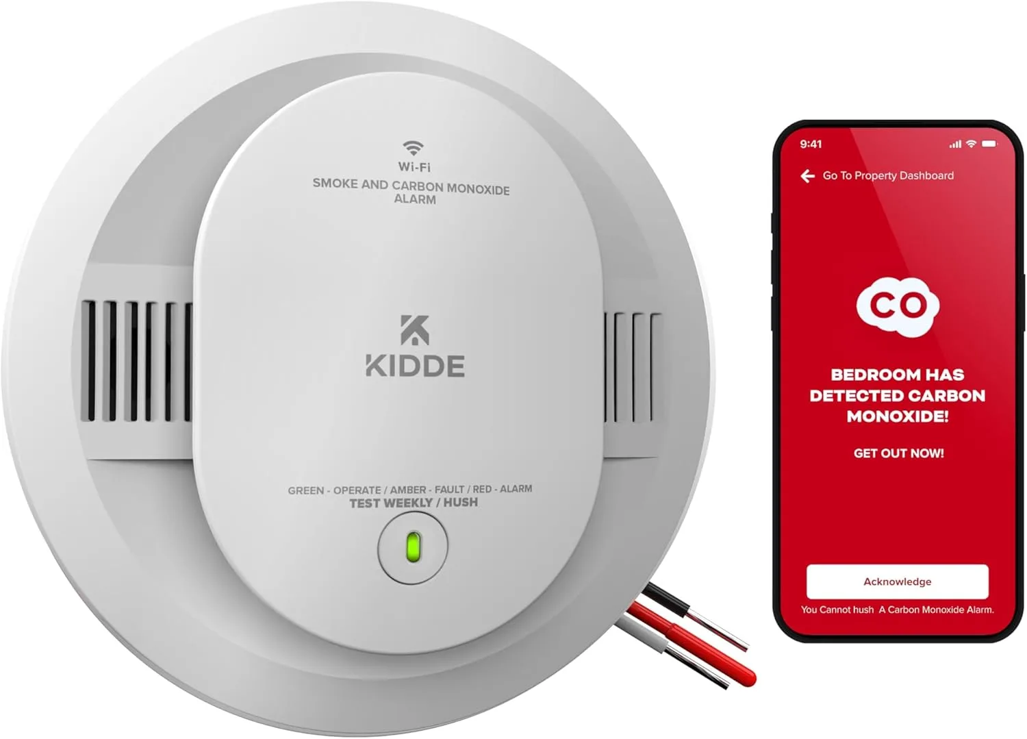 Kidde Smart Smoke and CO alarm with WiFi connectivity
