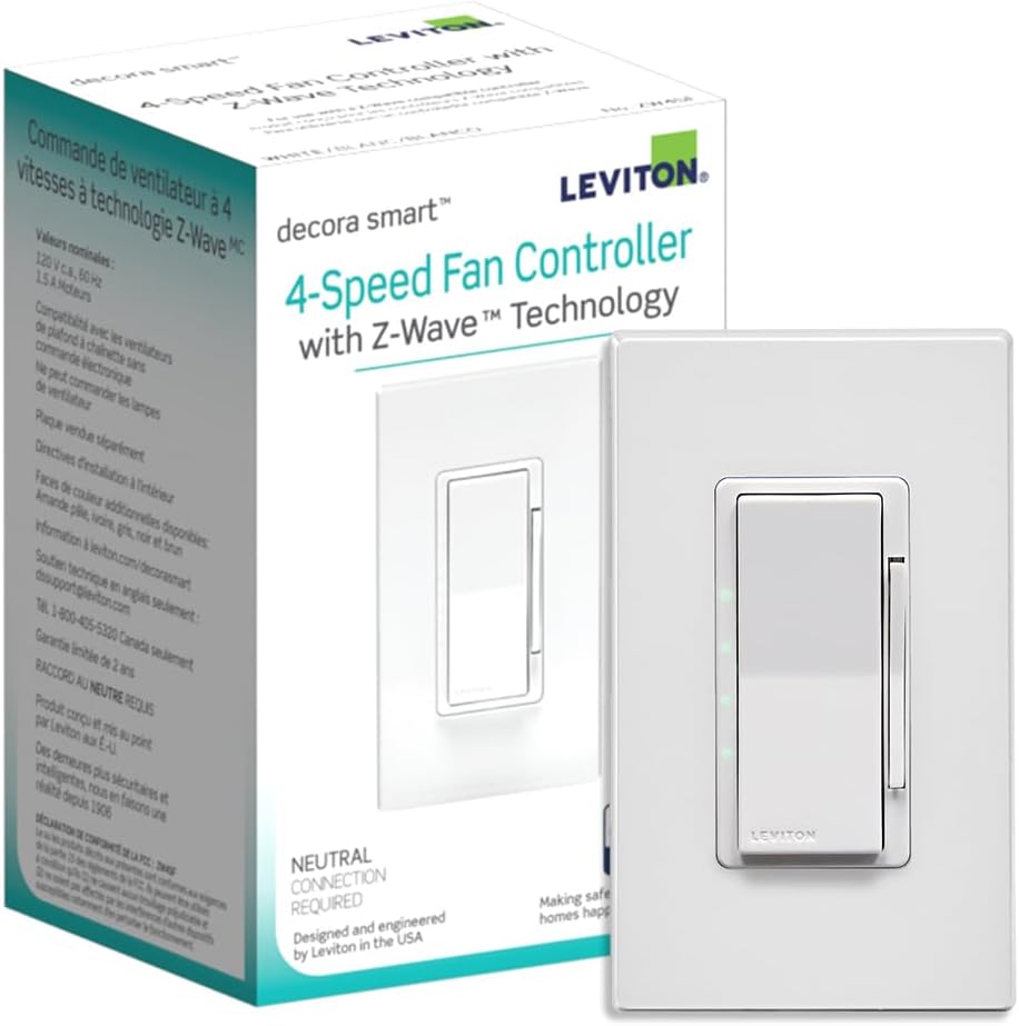 Leviton Decora Smart Z-Wave fan speed controller