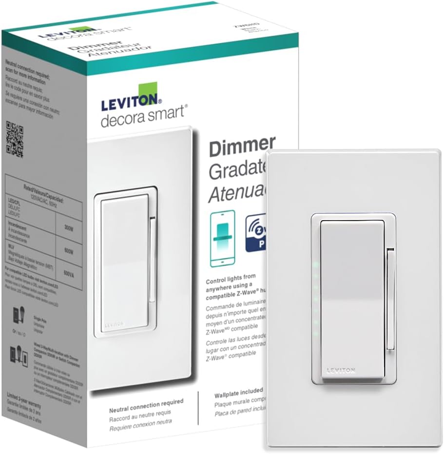 Leviton Decora Smart Z-Wave dimmer switch