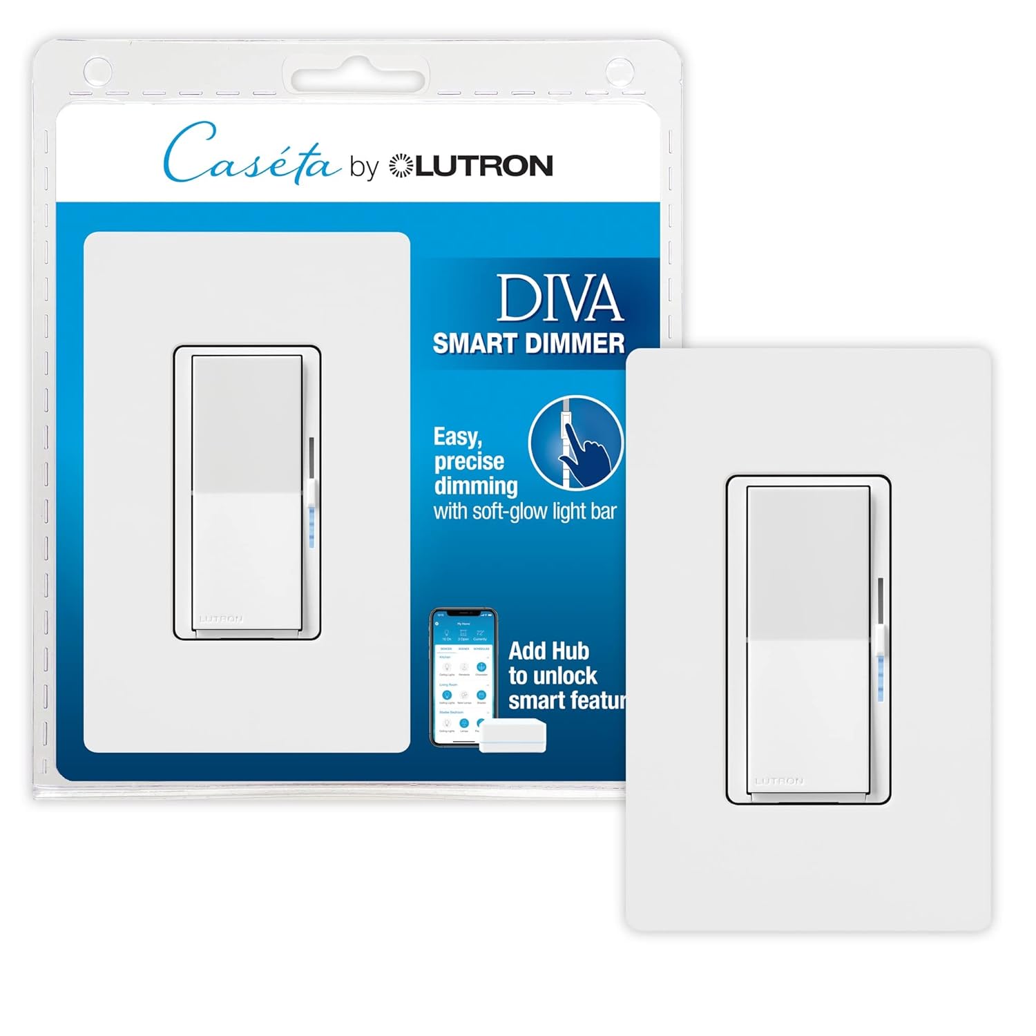 Lutron Caseta Diva smart dimmer switch