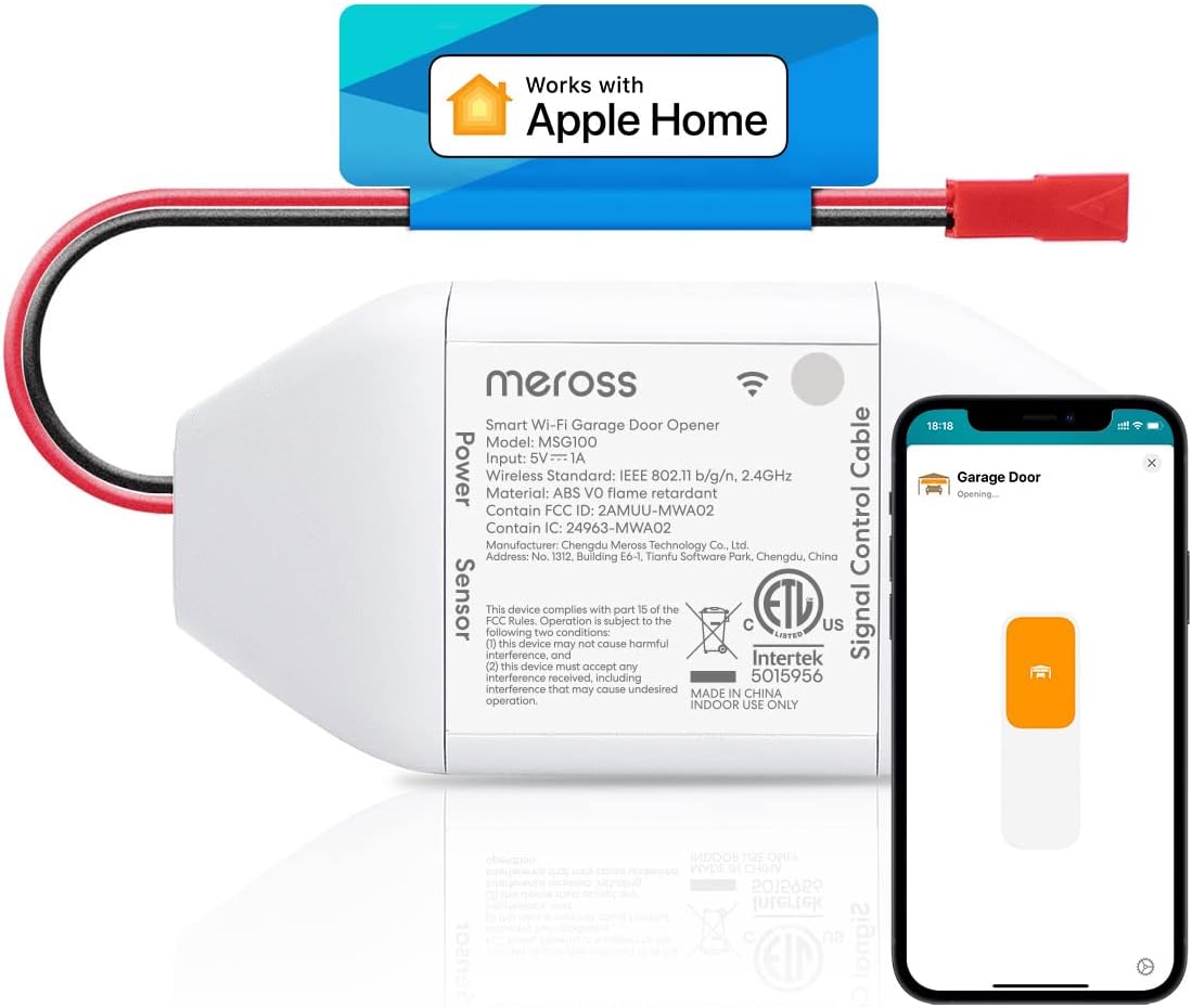 Meross Smart Garage Door Opener MSG100HK