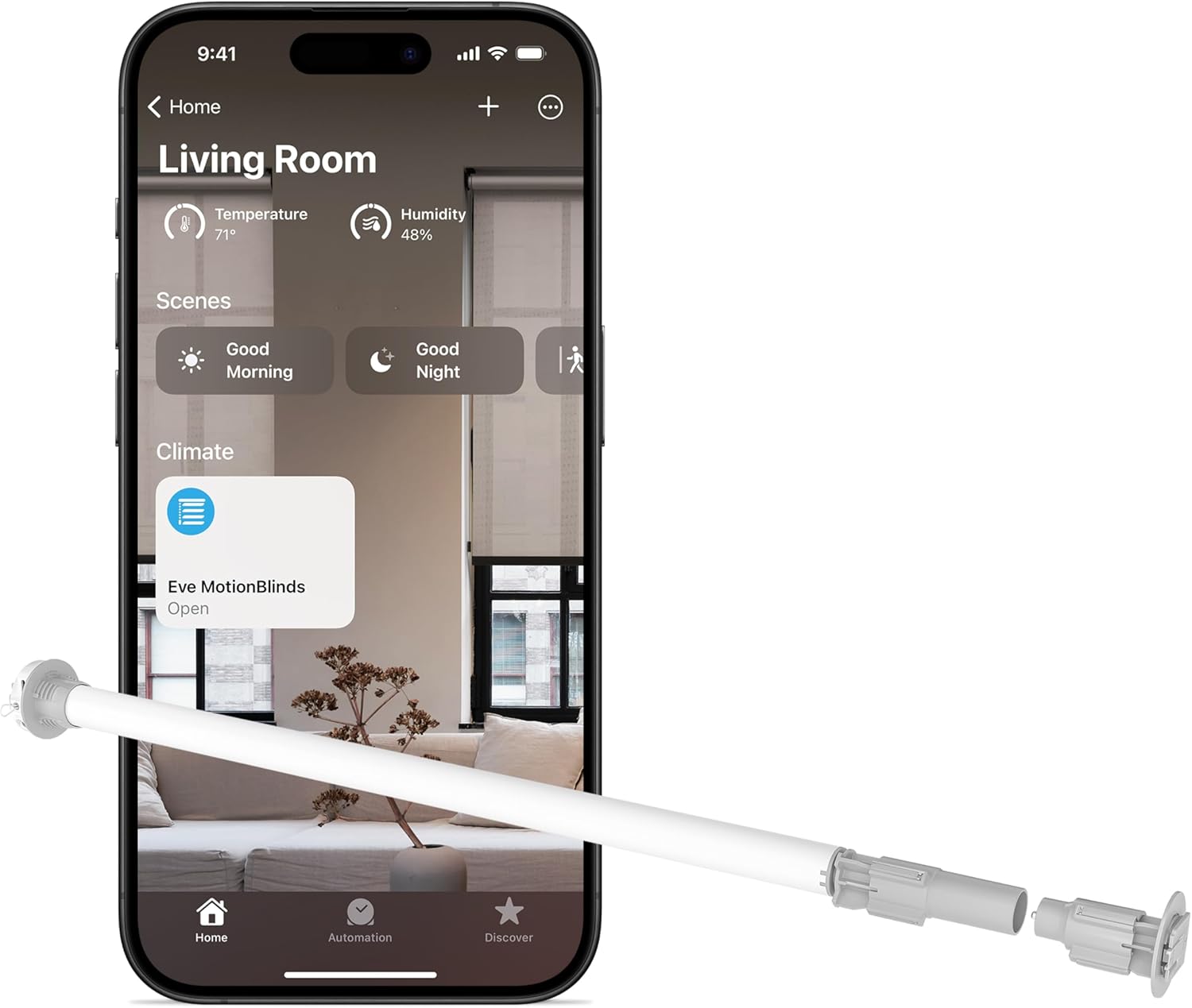 Eve MotionBlinds Thread-native blind motor