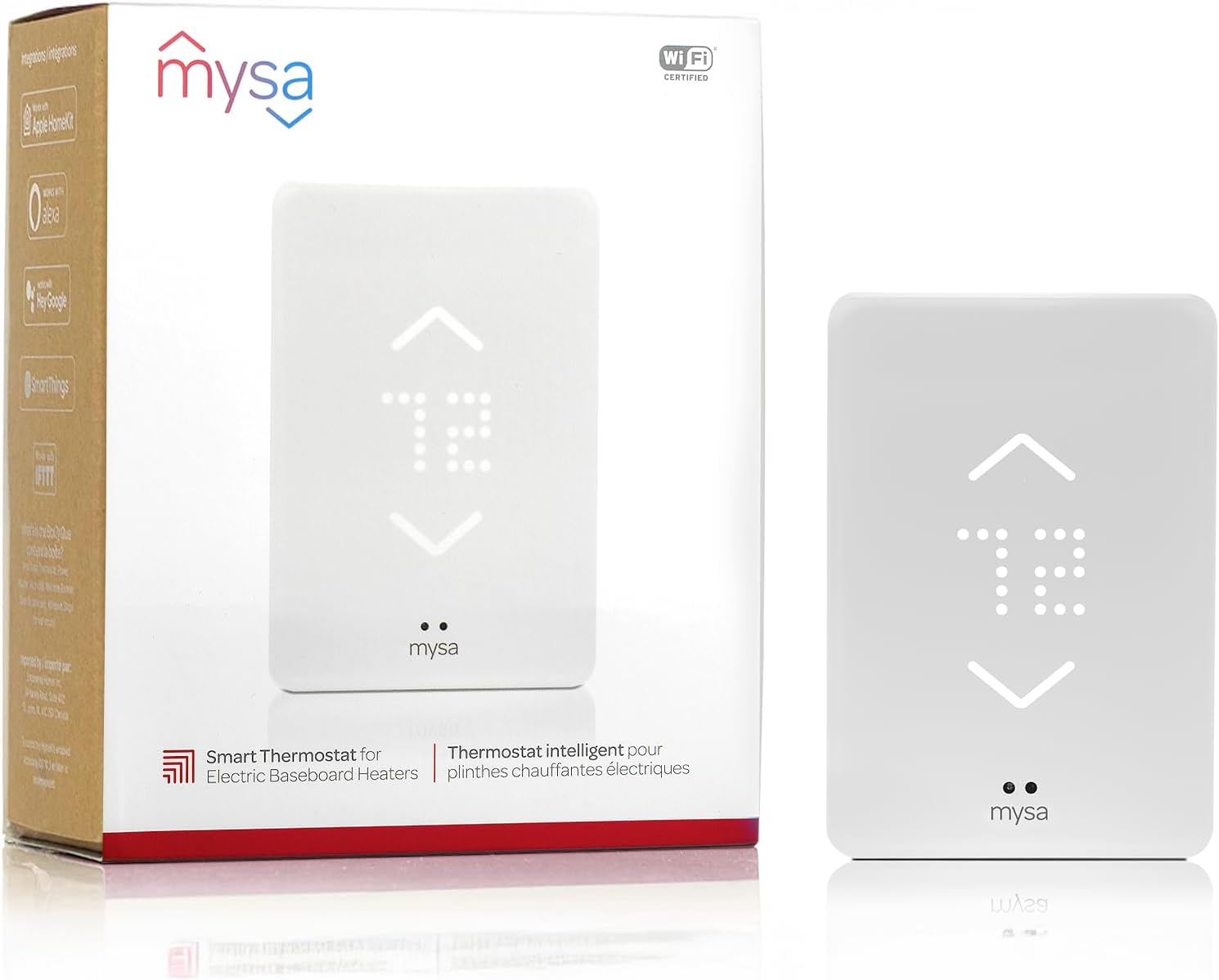Mysa Smart Thermostat for Electric Baseboard — Purpose-built for electric baseboard heaters — fills a niche