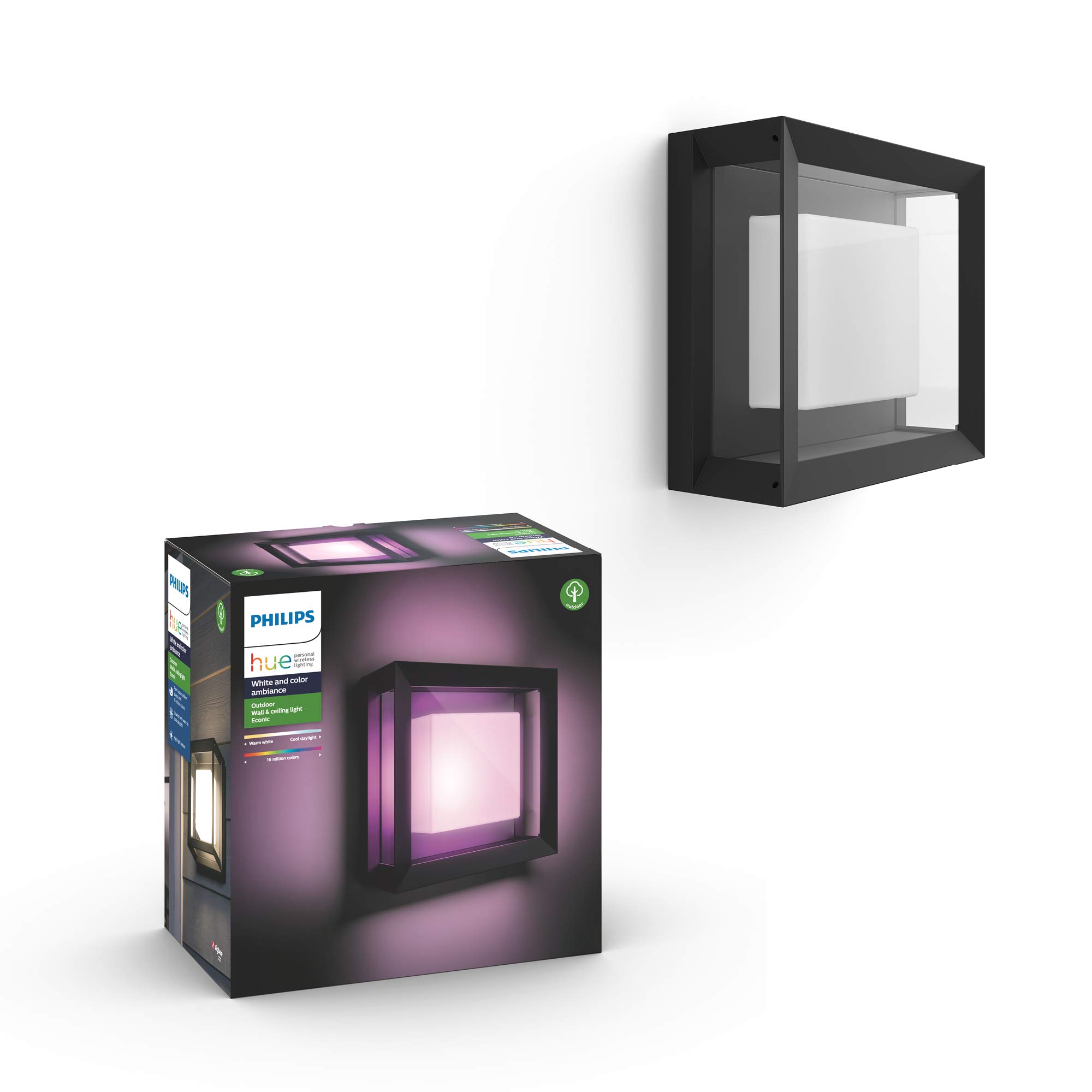 Philips Hue Econic Outdoor Wall Lantern product image