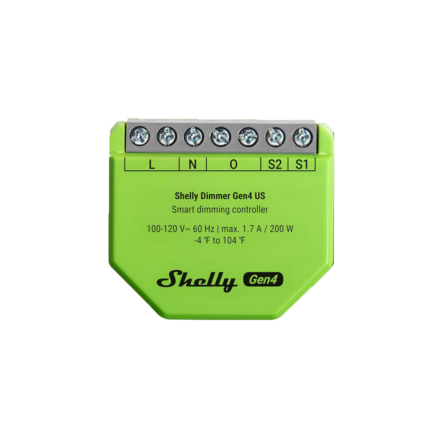 Shelly Dimmer Gen4, a hardwired in-wall dimmer module