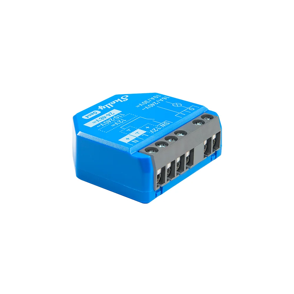 Shelly Plus 1 DIY 12V Siren Driver - a Shelly relay wired to any 12V piezo/strobe turns a cheap industrial siren into a fully local, hub-free
