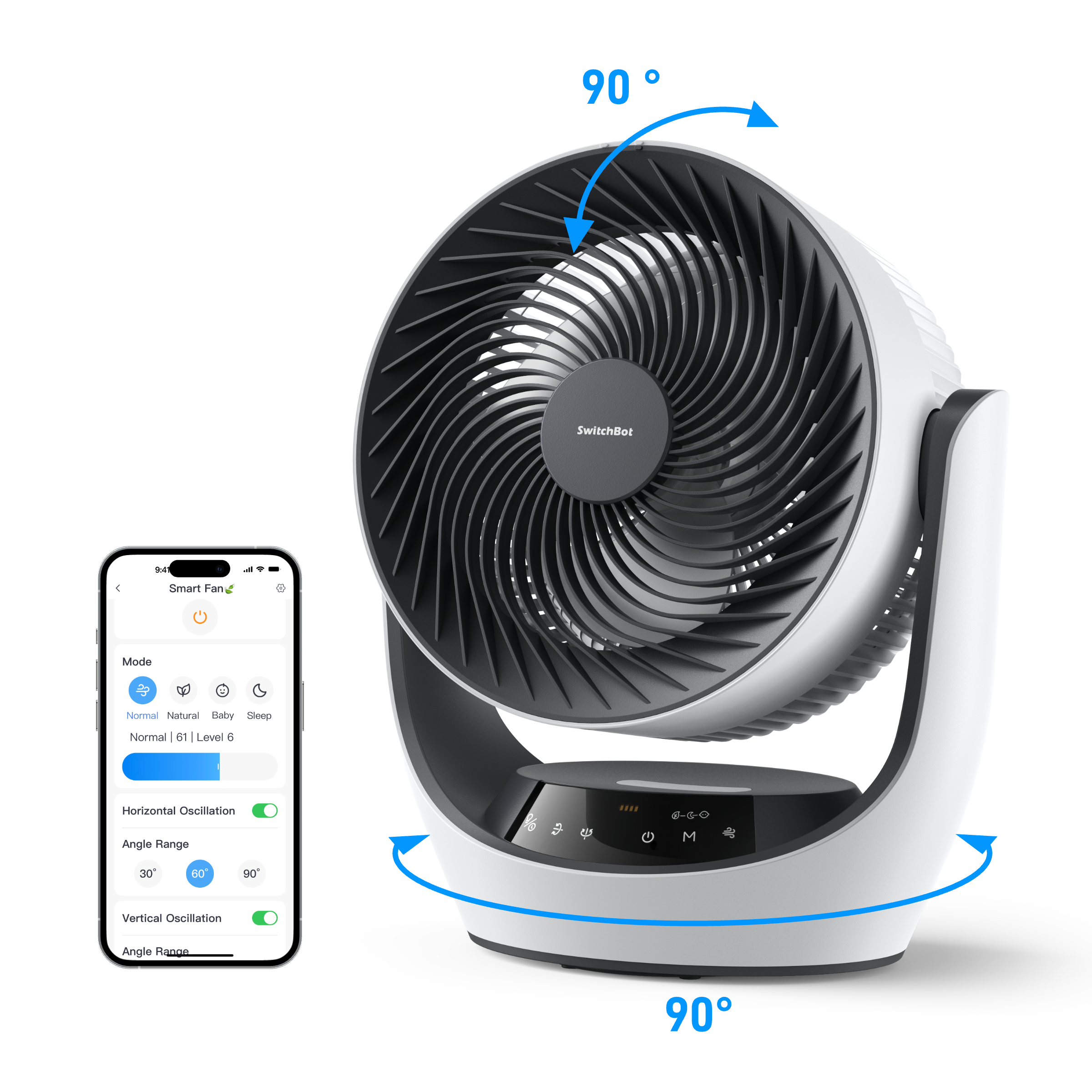 SwitchBot Standing Circulator Fan - a portable battery-capable circulator fan that can be exposed to Home Assistant locally over Bluetooth