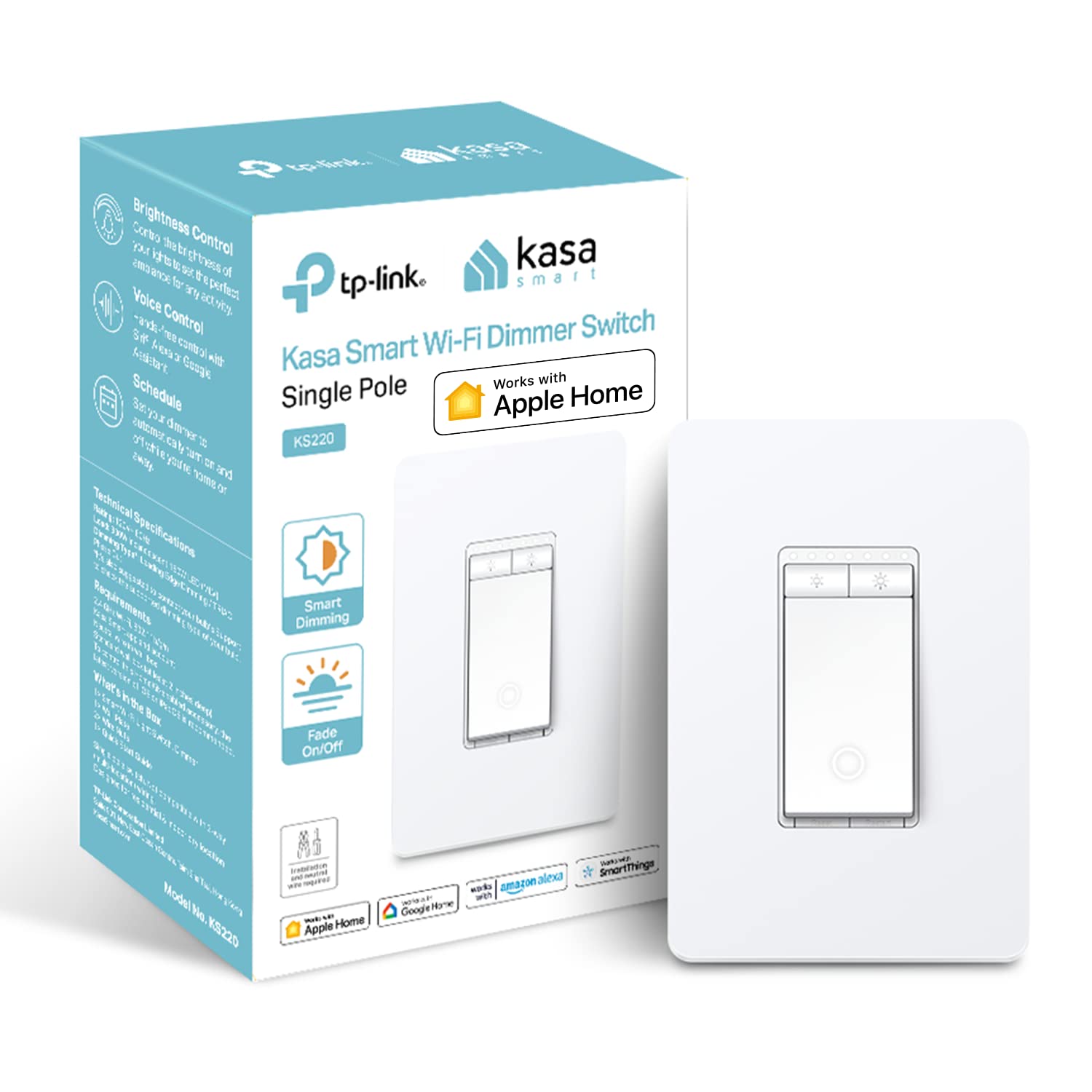 TP-Link Kasa Smart Dimmer Switch KS220M