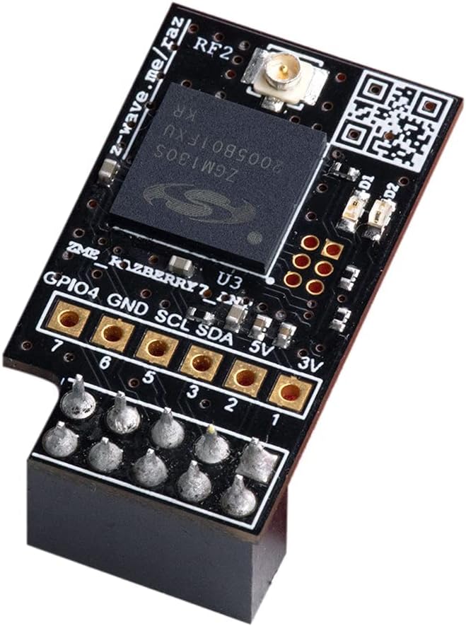 Z-Wave.Me RaZberry 7 Pro — GPIO hat form factor integrates the Z-Wave 700 series radio