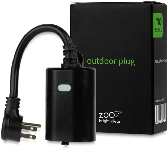 Zooz ZEN05 Outdoor Smart Plug  -  Weather-resistant
