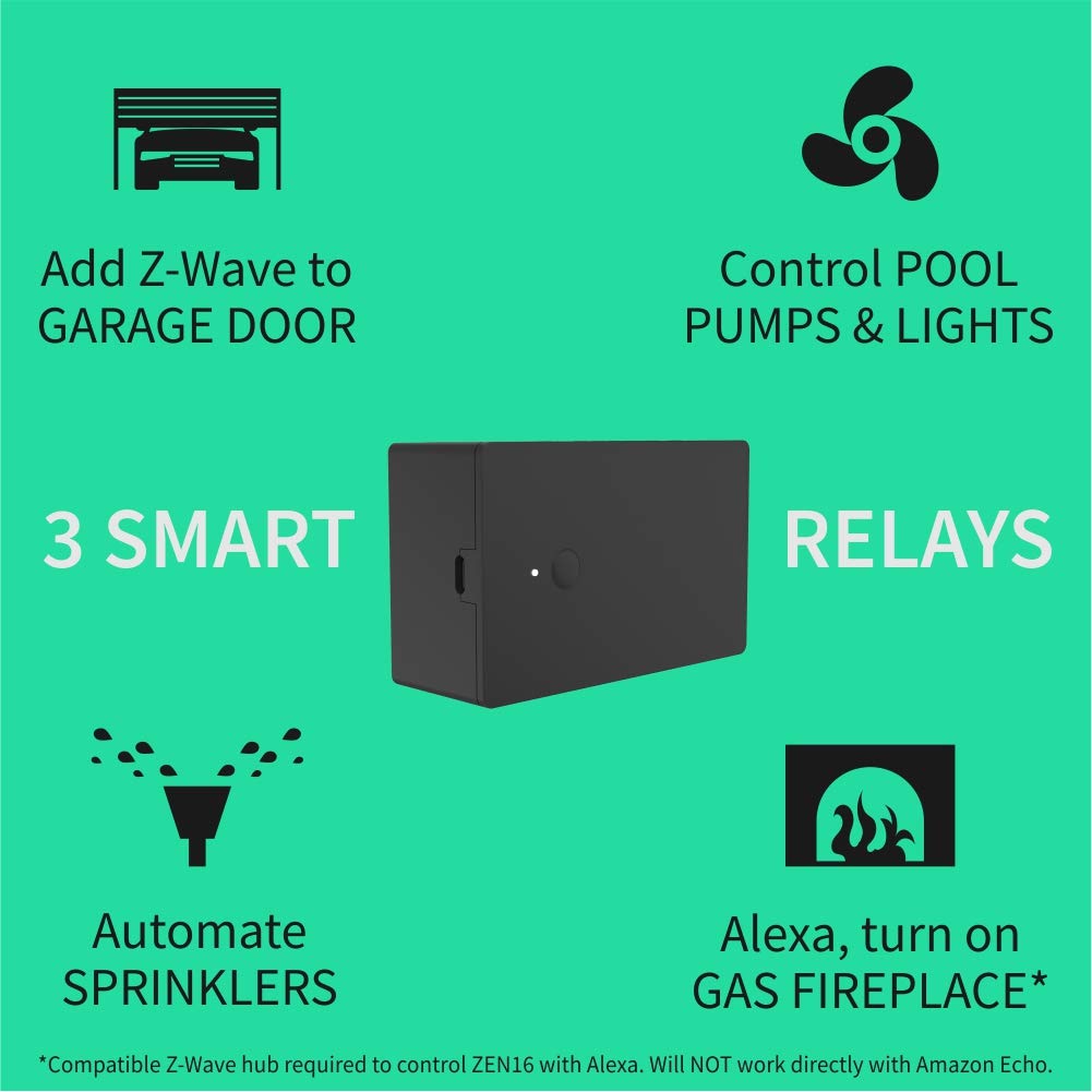 Zooz ZEN16 MultiRelay with three dry contact relays